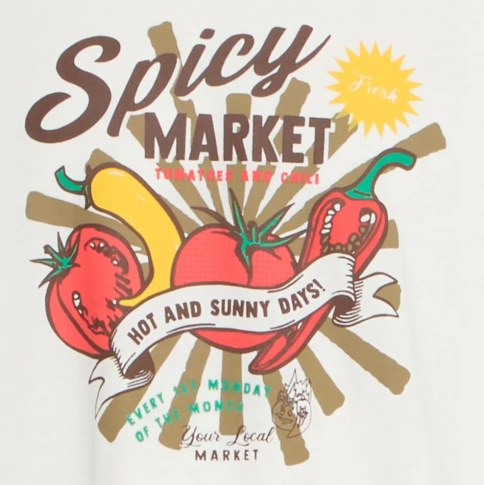 Blend Herre T-shirt - Snow White