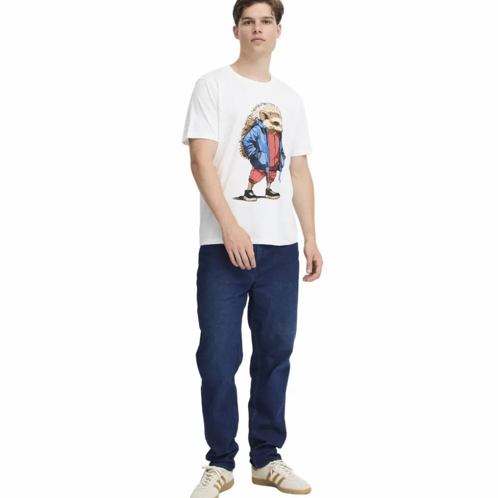 Blend Herre T-shirt - Snow White