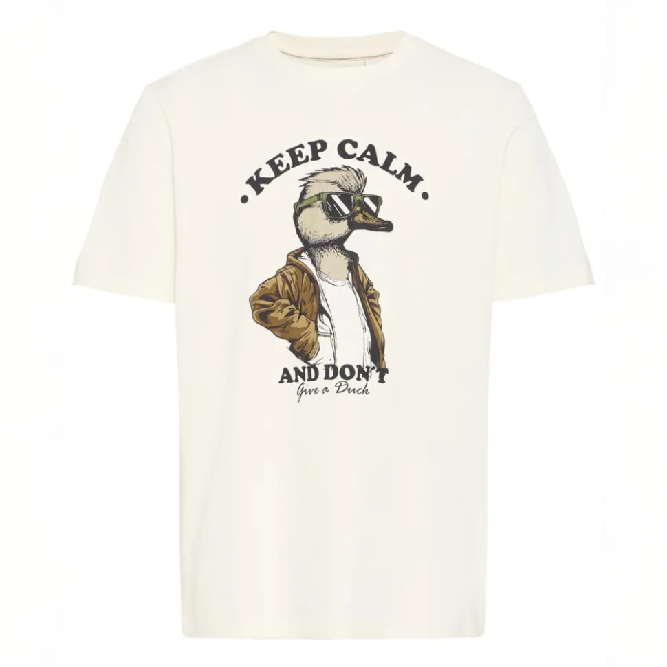 Blend Herre T-shirt - WHITE DUCK