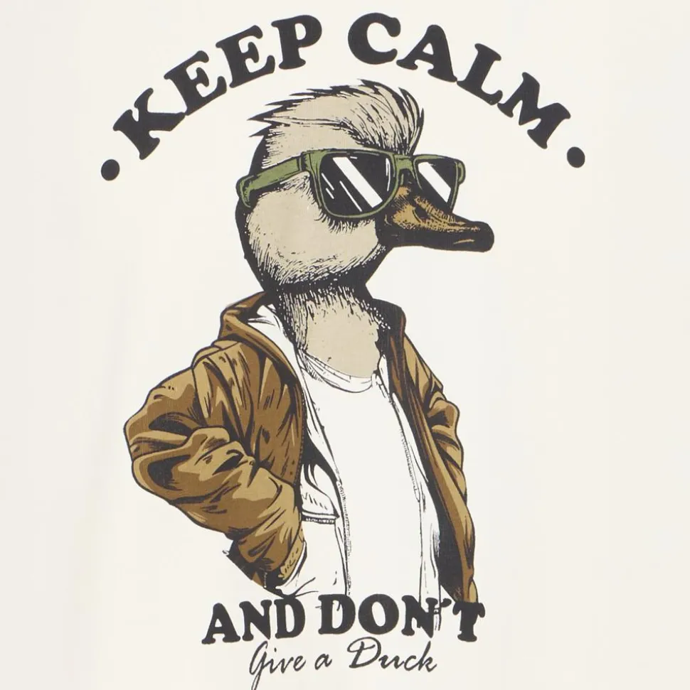 Blend Herre T-shirt - WHITE DUCK