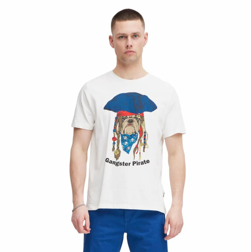 Blend Herre T-shirt - White Pirate Dog