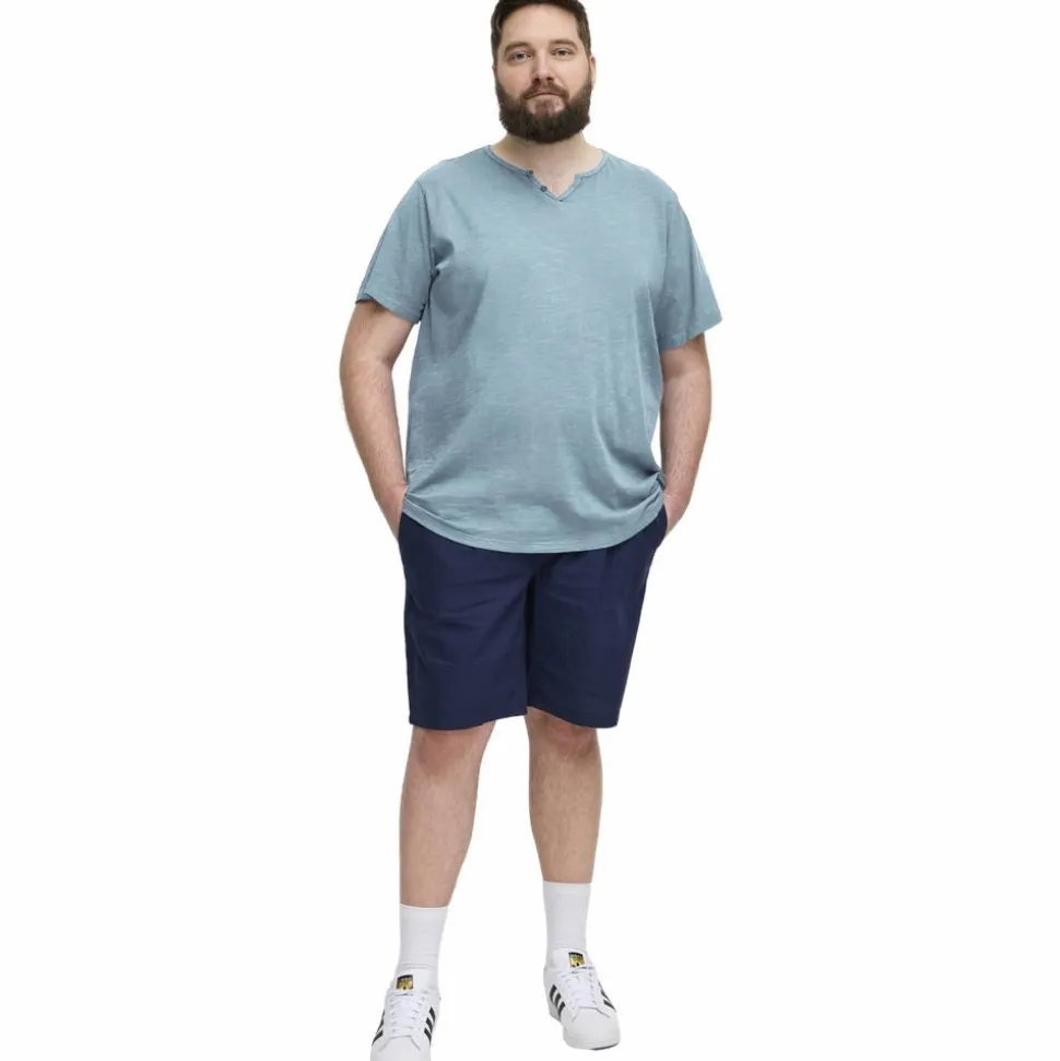 Blend Herre T-shirt Plus Size - Dusty Blue