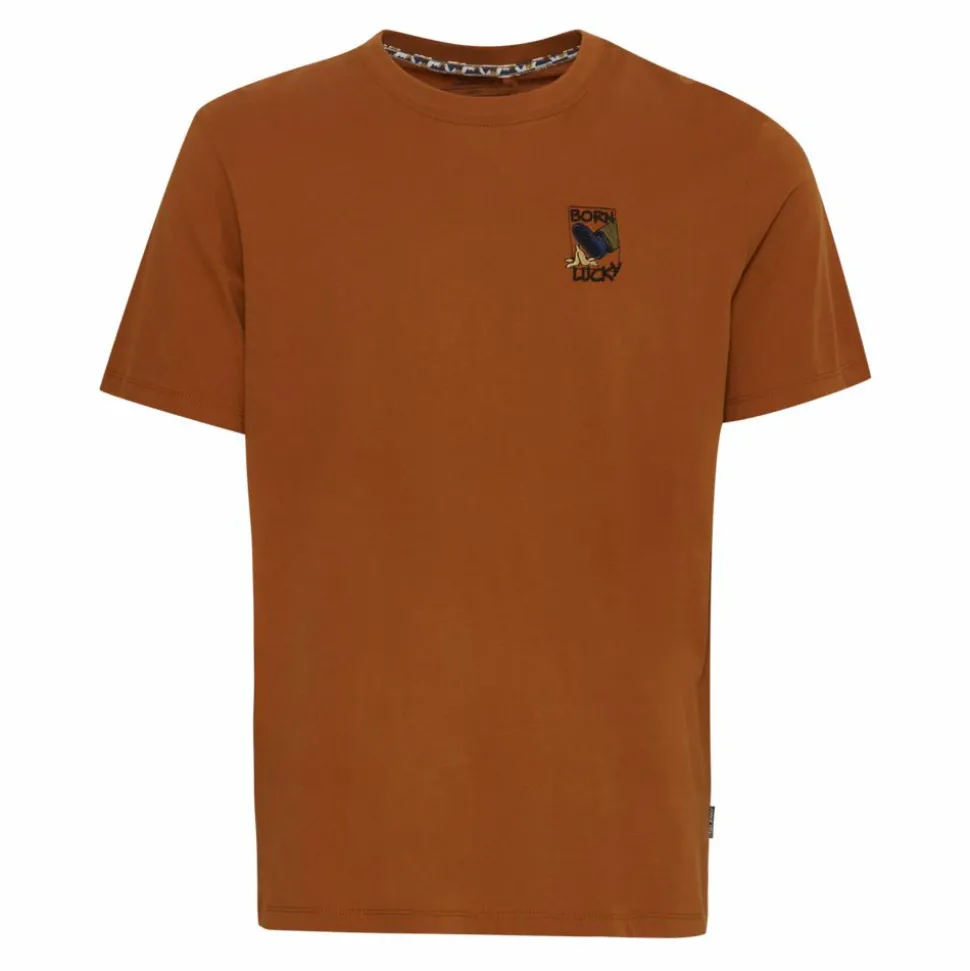 Blend Herre T-shirt Plus Size - Caramel Cafe