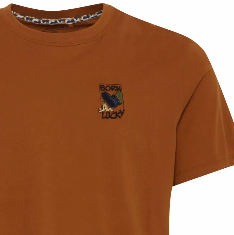 Blend Herre T-shirt Plus Size - Caramel Cafe