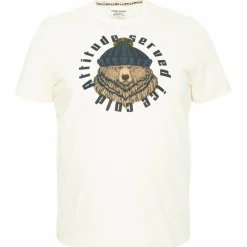 Blend Herre T-shirt Plus Size - White bear