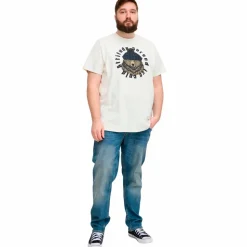 Blend Herre T-shirt Plus Size - White bear