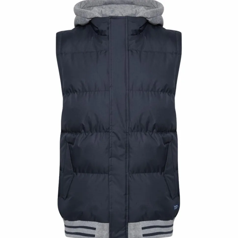 Blend Herre Vest m. hætte - Dress Blues