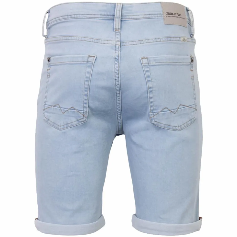 Blend Jet Herre Shorts - Denim bleaced blue