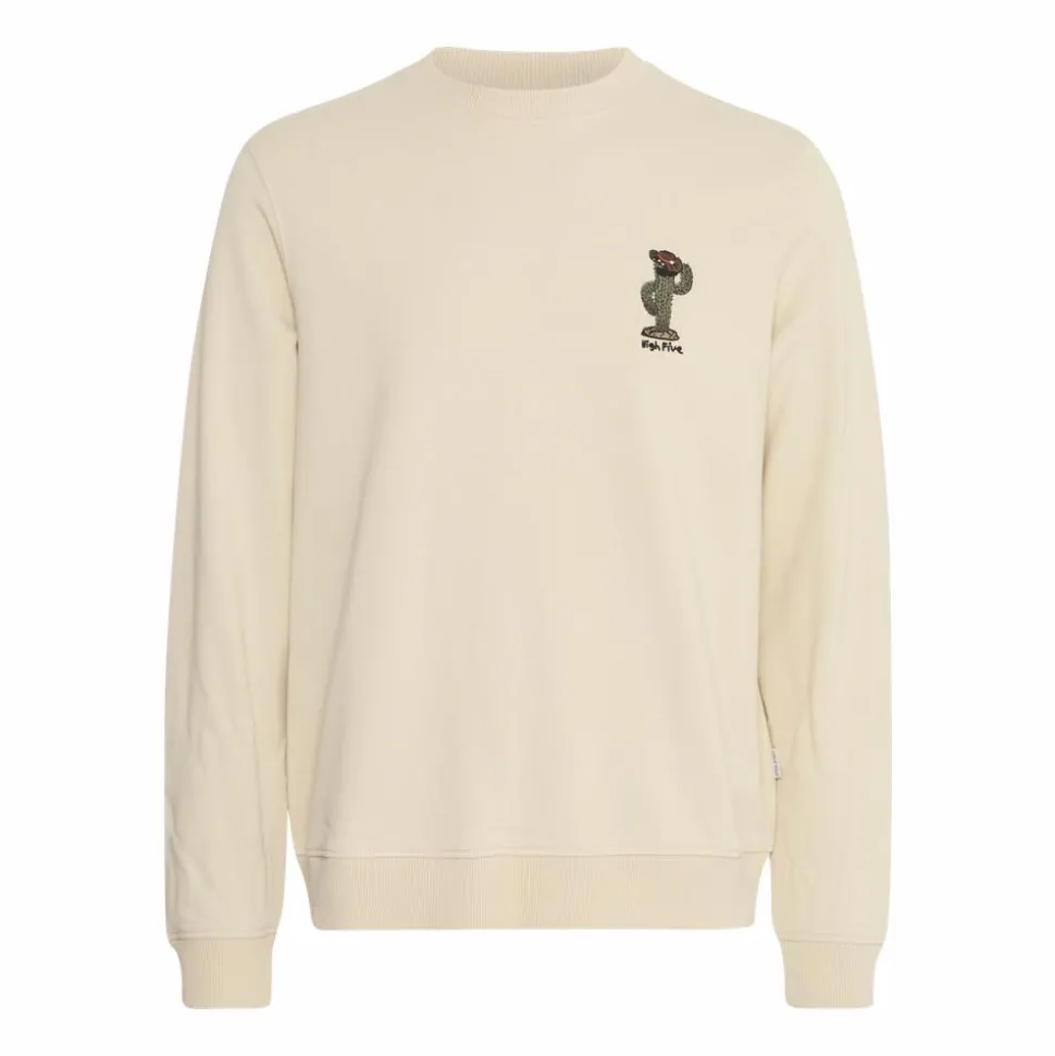 Blend Joko Herre Sweatshirt - Bleached Sand