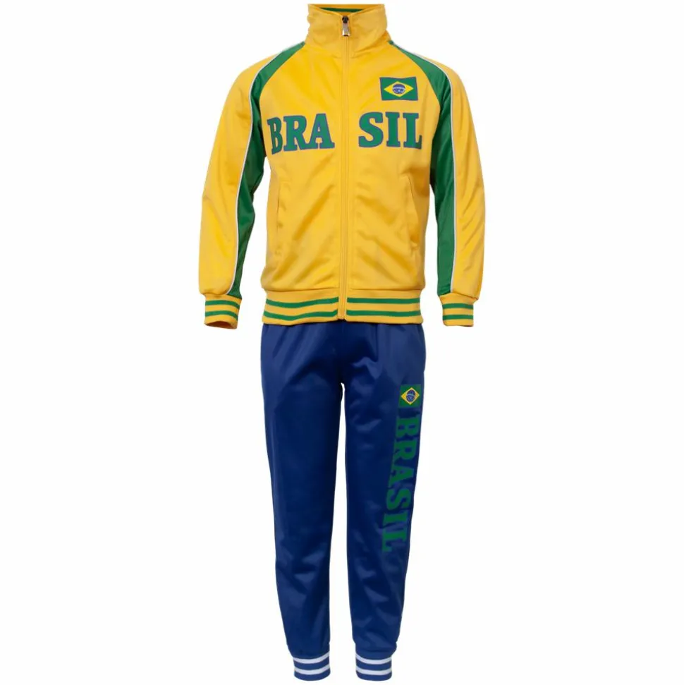 Brasil Børne Joggingsæt - Gul