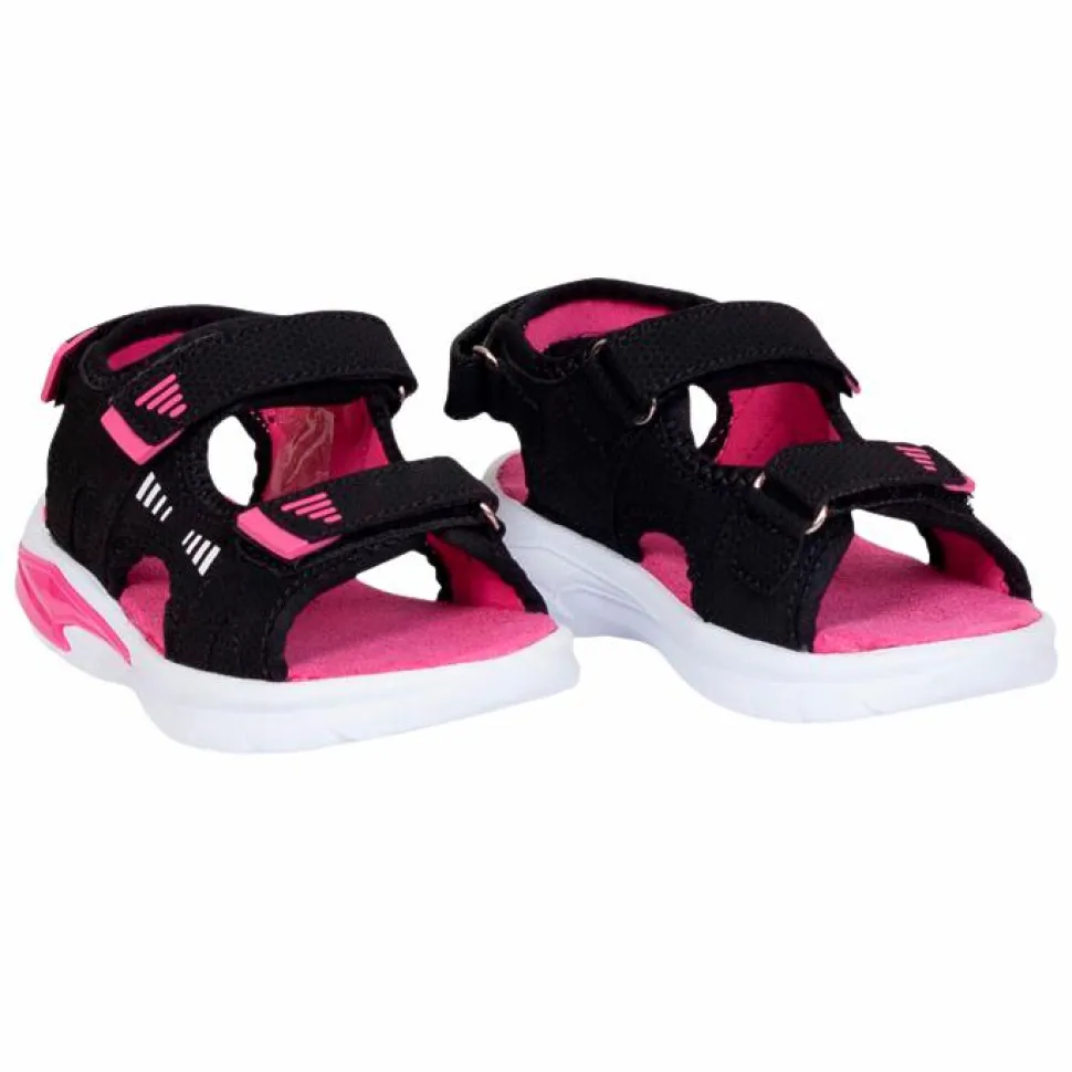 Børne Sandaler - Black/Fuxia