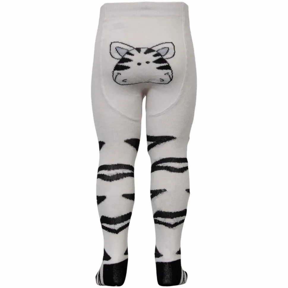 Børne Strømpebukser - Zebra