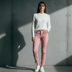 BS Jeans Dame Bukser - Rosa