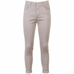 BS Jeans Dame Bukser Plus Size - Sand