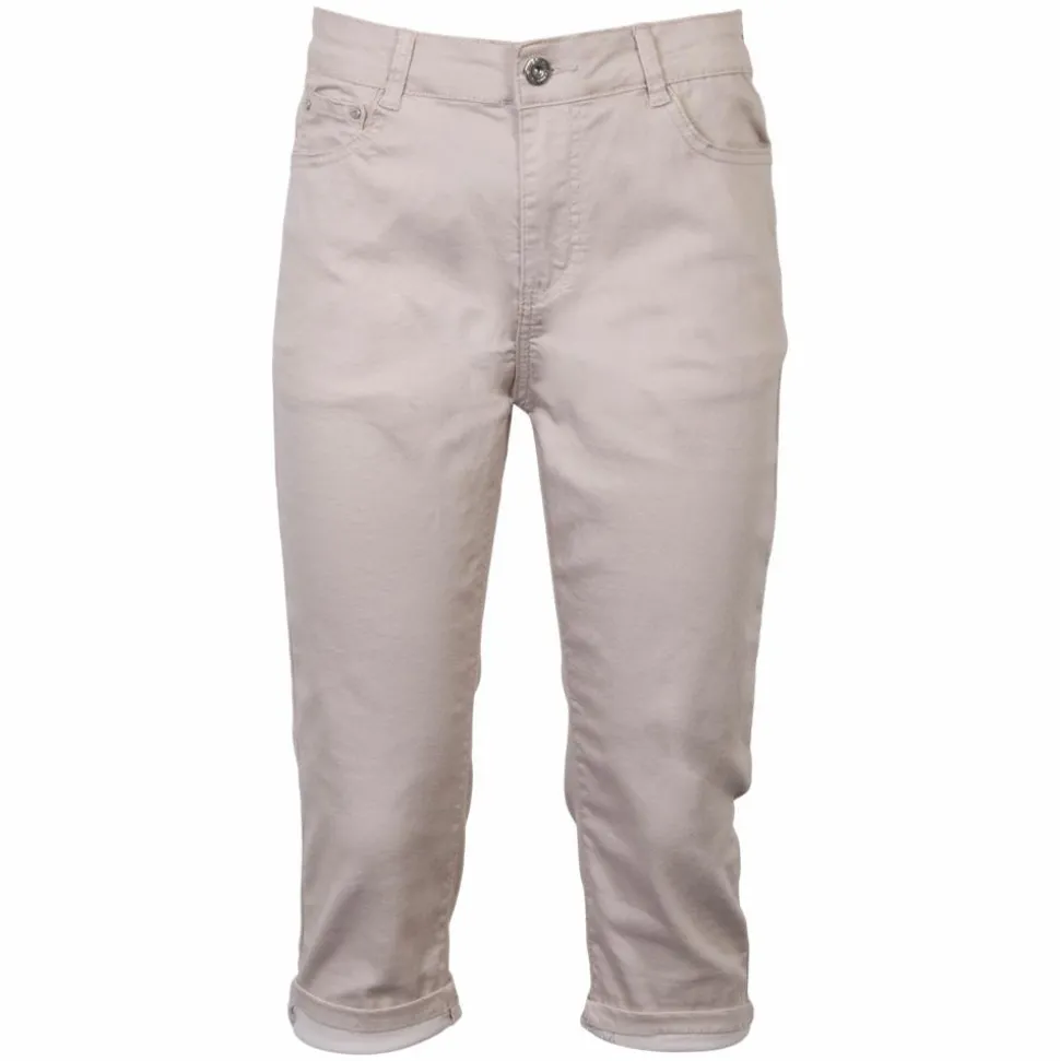BS Jeans Dame Capri - Beige