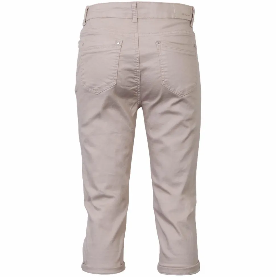 BS Jeans Dame Capri - Beige