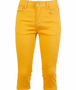 BS Jeans Dame Capri - Mustard