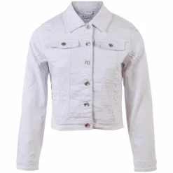 BS Jeans Dame Denimjakke - Hvid