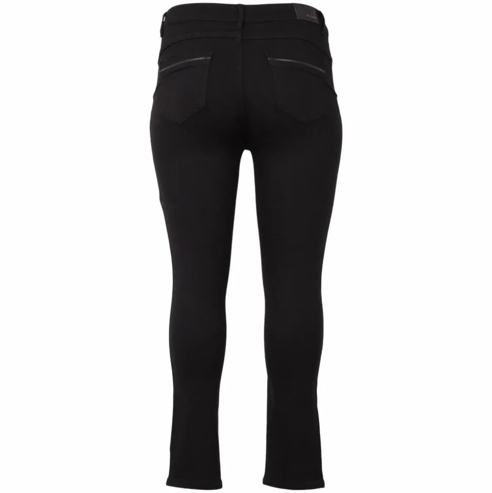 BS Jeans Dame Jeans Plus Size - Sort