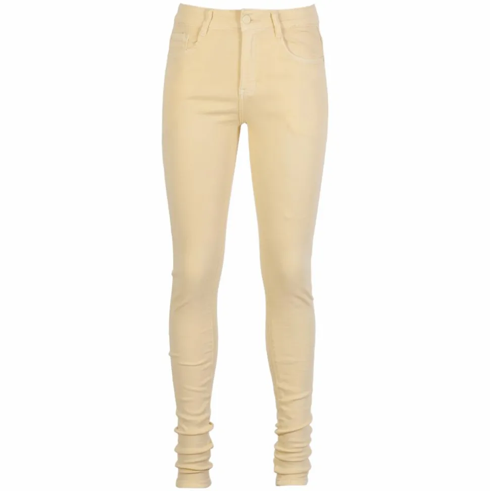 BS Jeans Dame Jeans Plus Size - Lysgul