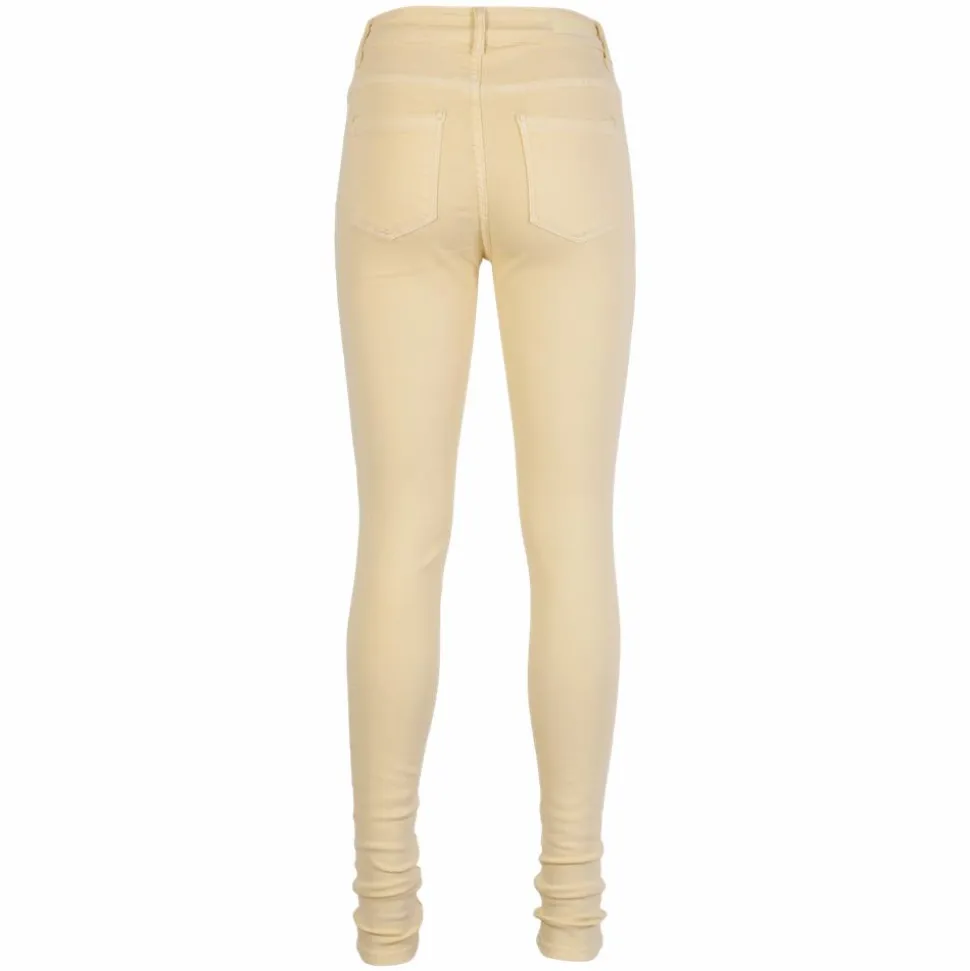 BS Jeans Dame Jeans Plus Size - Lysgul