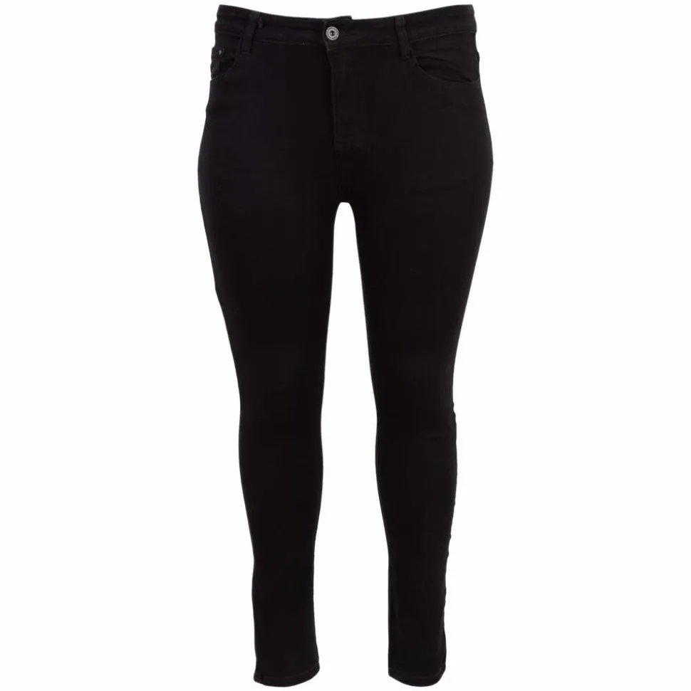 BS Jeans Dame Jeans Plus Size - Sort