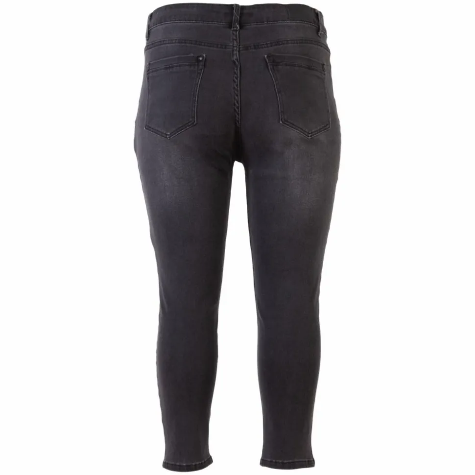 BS Jeans Dame Jeans Plus Size - Denim Dark Grey