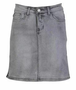 BS Jeans Dame Nederdel - Grå