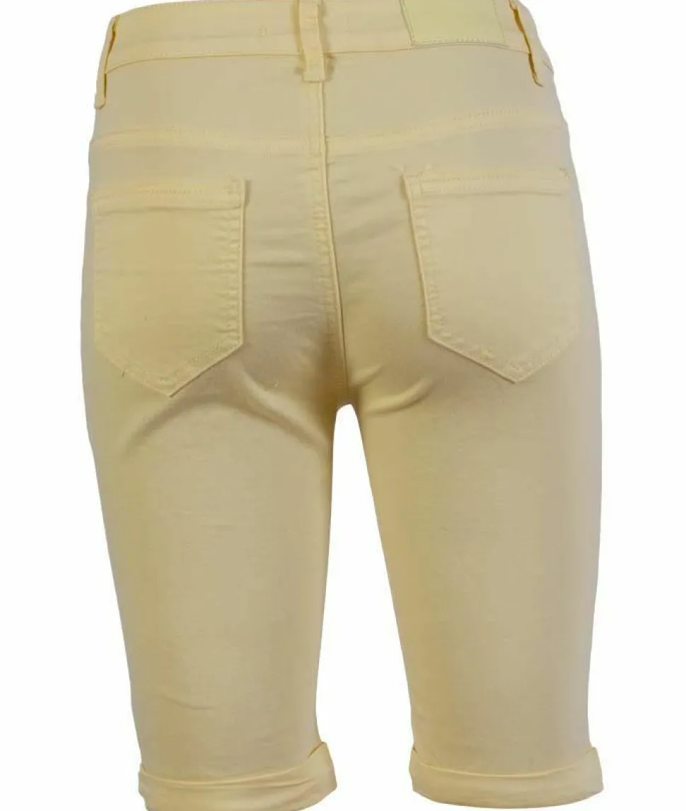 BS Jeans Dame Shorts - Yellow