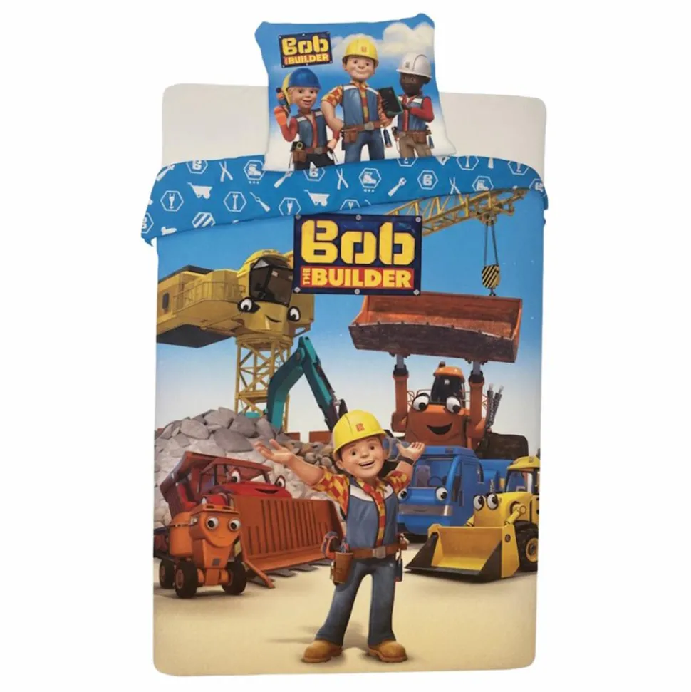 Byggemand Bob Børne Sengetøj - BYGGEMAND BOB