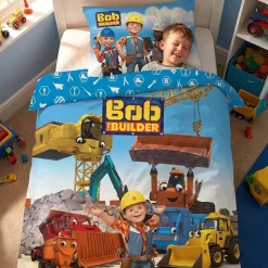Byggemand Bob Børne Sengetøj - BYGGEMAND BOB