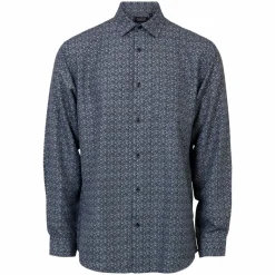 Carnét Bernhard Herre Skjorte Plus Size - Blue