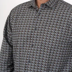 Carnét Bernhard Herre Skjorte Plus Size - Orange