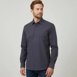 Carnét Jason Herre Skjorte - DARK GREY