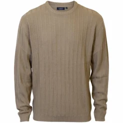 Carnét Jens Herre Striktrøje Plus Size - Weathrered Teak