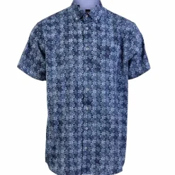 Carnét Nikolai Herre Kortærmet skjorte - Medium Dark Blue