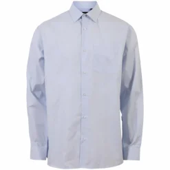 Carnét Oak Herre Skjorte Plus Size - Light Blue Stripe