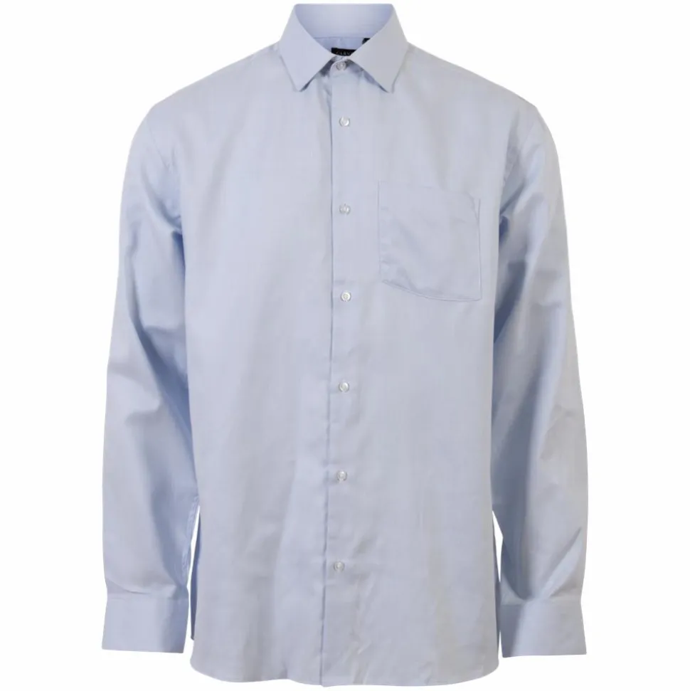 Carnét Oak Herre Skjorte Plus Size - Medium Blue Structure