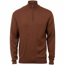 Carnét Stone Herre Cardigan - BURNT CLAY