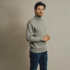 Carnét Stone Herre Rullekrave - Grey Mix
