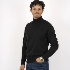 Carnét Stone Herre Rullekrave - Jet Black