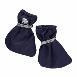 CeLaVi Baby Overtrækssko m. fleece - Dark Navy