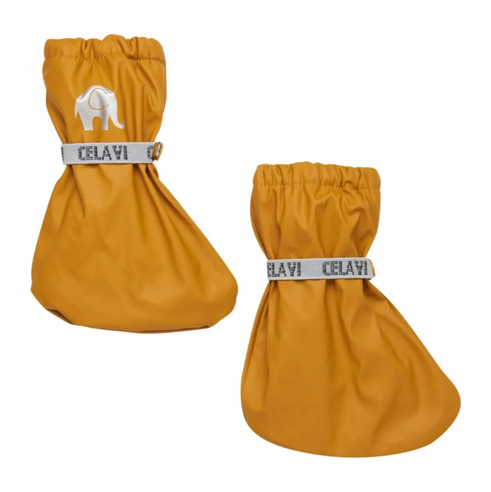CeLaVi Baby Overtrækssko m. fleece - Buckthorn Brown