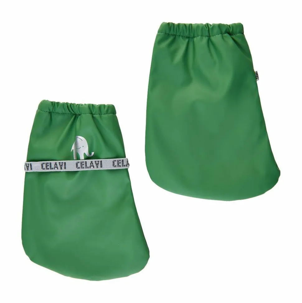 CeLaVi Baby Overtrækssko m. fleece - Elm Green