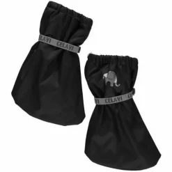CeLaVi Baby Overtrækssko m. fleece - Black