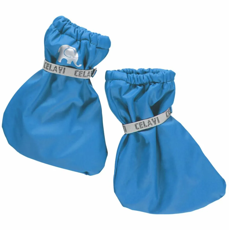 CeLaVi Baby Overtrækssko m. fleece - Blue