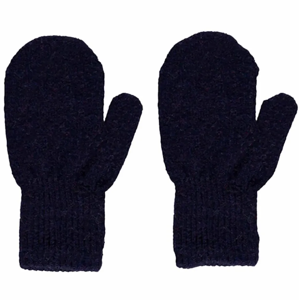 CeLaVi Børne Luffer i uldmix - Dark Navy