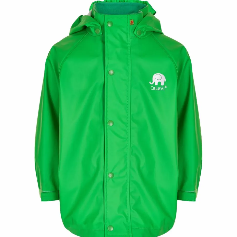CeLaVi Børne Regnjakke - Green