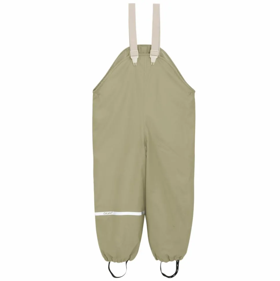 CeLaVi Børne Regnsæt m. fleece - White Pepper