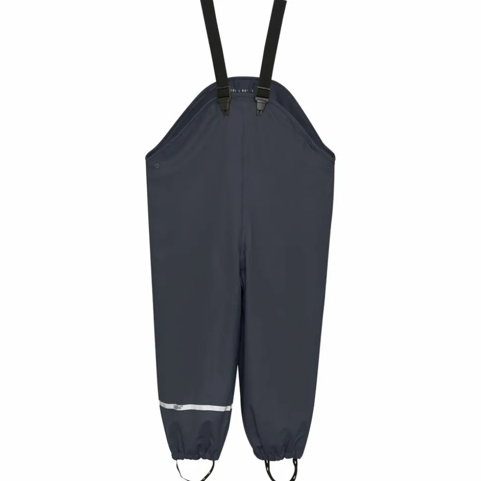 CeLaVi Børne Regnsæt m. fleece - Dark Navy